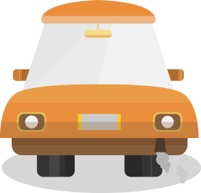Orange Car Image